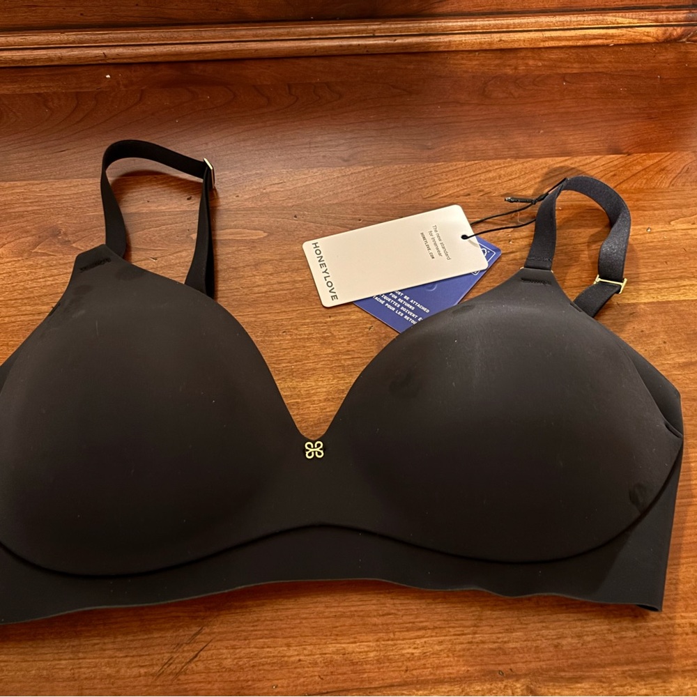 Honeylove Cloud Embrace Black Bra 34C